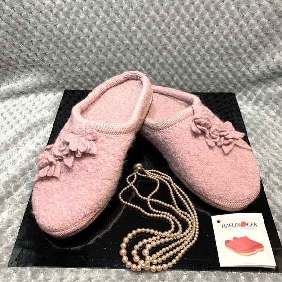 haflinger charisma flower slippers
